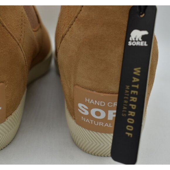 Sorel Women Size 7.5 Out N About Tawny Buff Slip On Wedge II Booties Boots Shoes - Picture 8 of 15